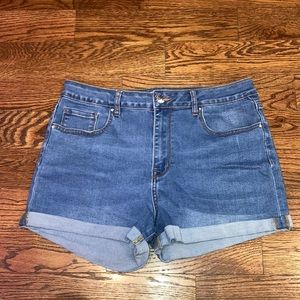 Jean shorts high waist